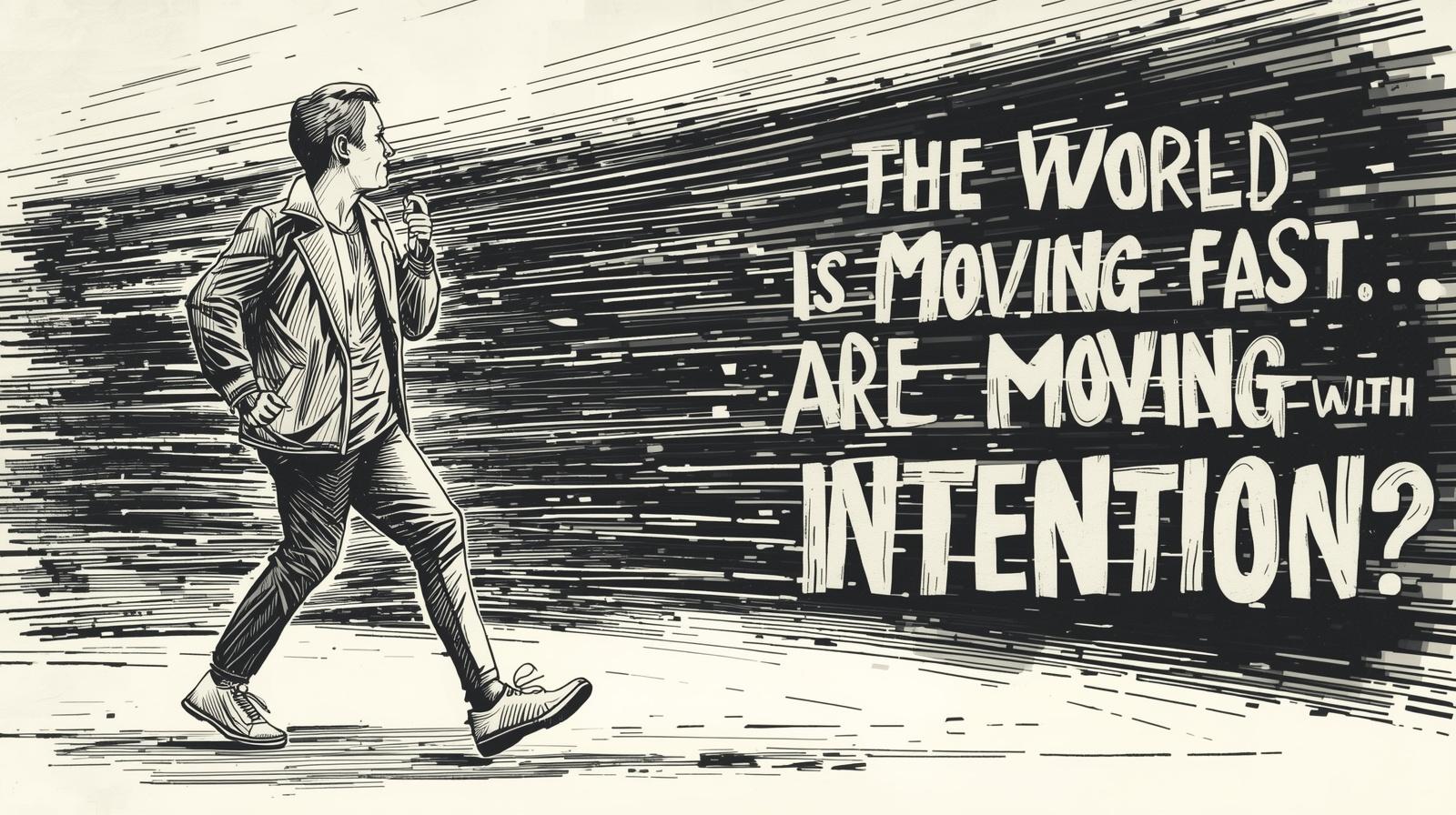 The World Is Moving Fast. Are You Moving With Intention?