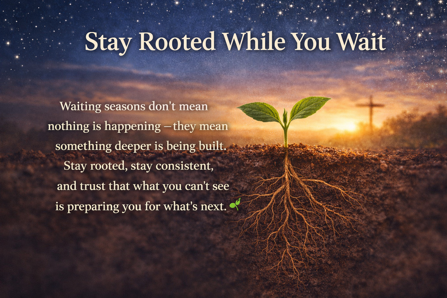 Stay Rooted While You Wait