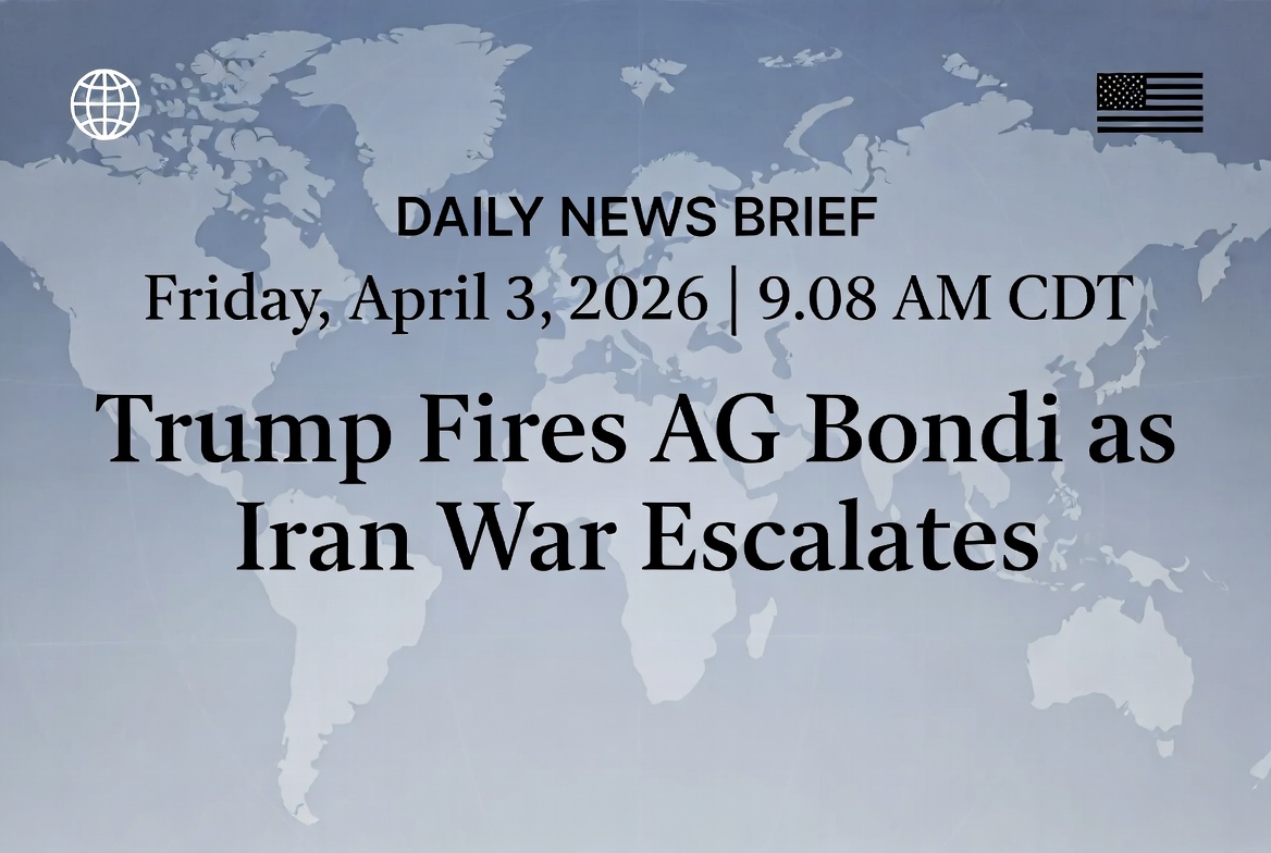 Trump Fires AG Bondi as Iran War Escalates & Global Oil Prices Spike