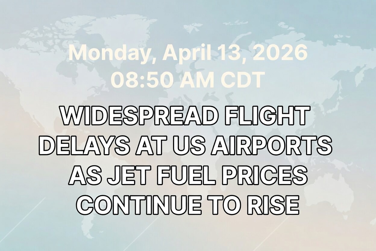 US Airports Hit Hard by Delays, Fuel Crunch & Rising Fees