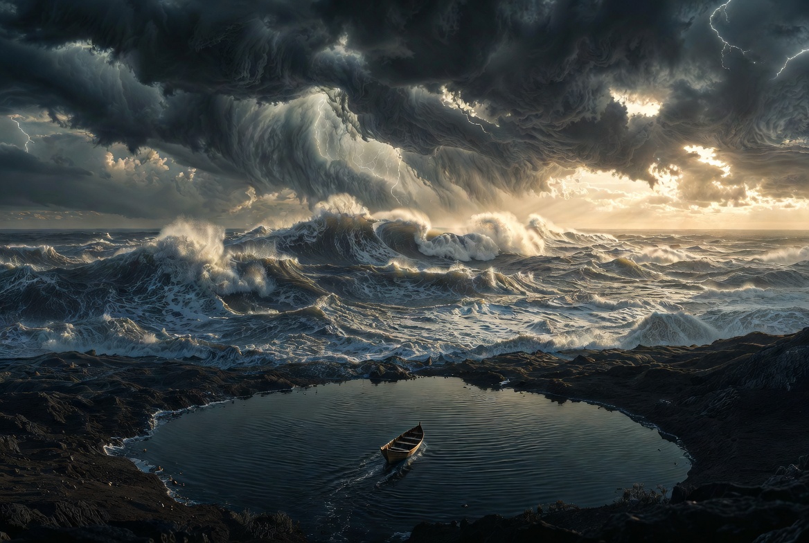 Oceans, Lakes, and the Storms We Cannot Tame