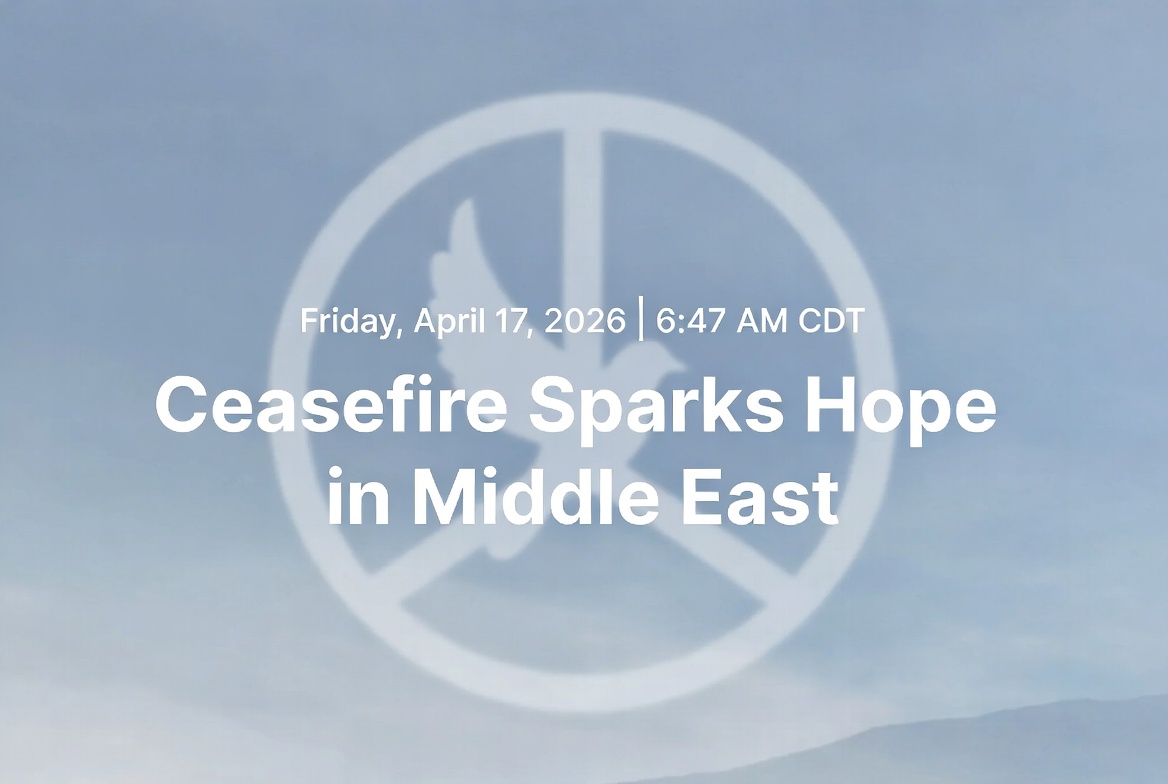 Ceasefire Sparks Hope in Middle East: April 17, 2026 News Update