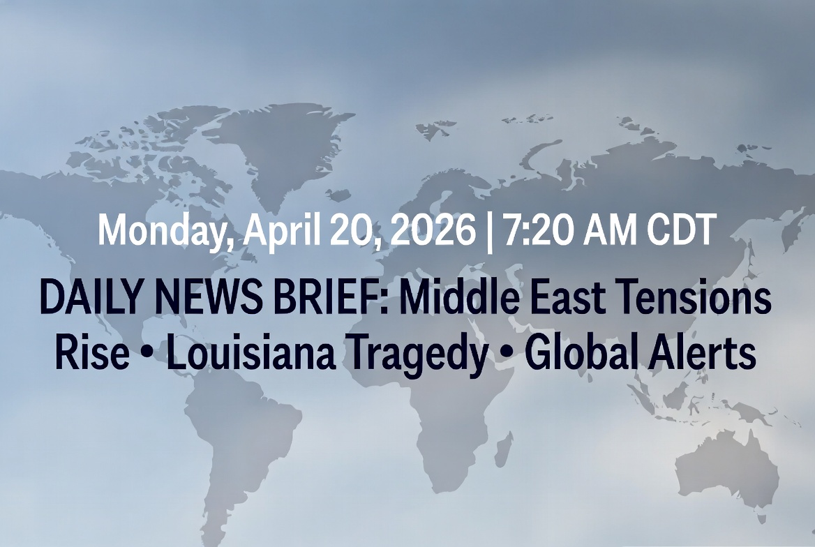 Daily News Brief: Tensions in the Middle East, Domestic Tragedy, and Global Updates