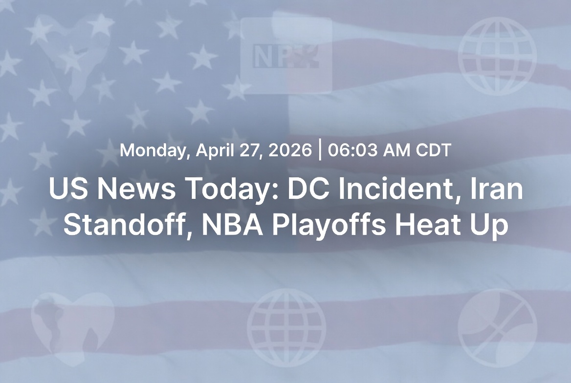 April 27, 2026 Daily News Roundup: Tensions in DC and Abroad, Plus NBA Playoffs Action and WNBA Preseason Buzz