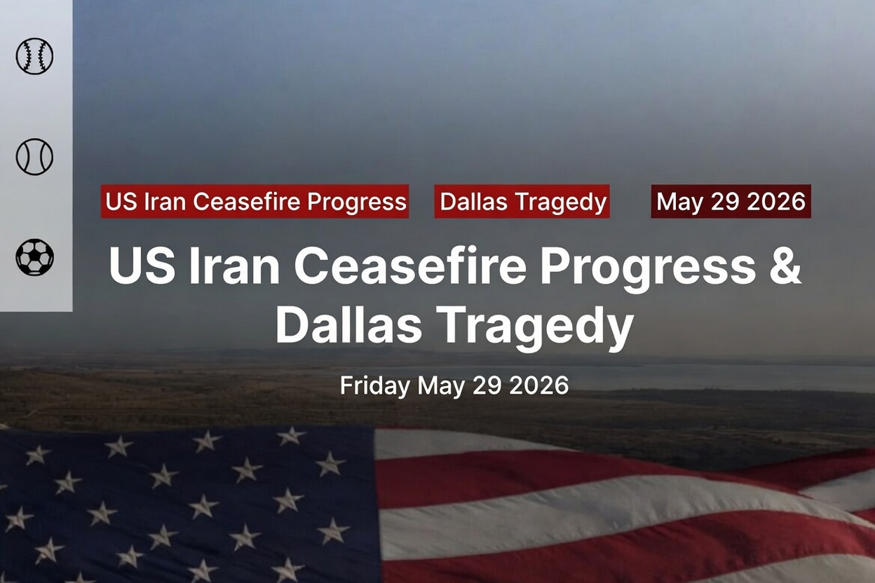 US & World Update – Friday, May 29, 2026 7:34 AM CDT