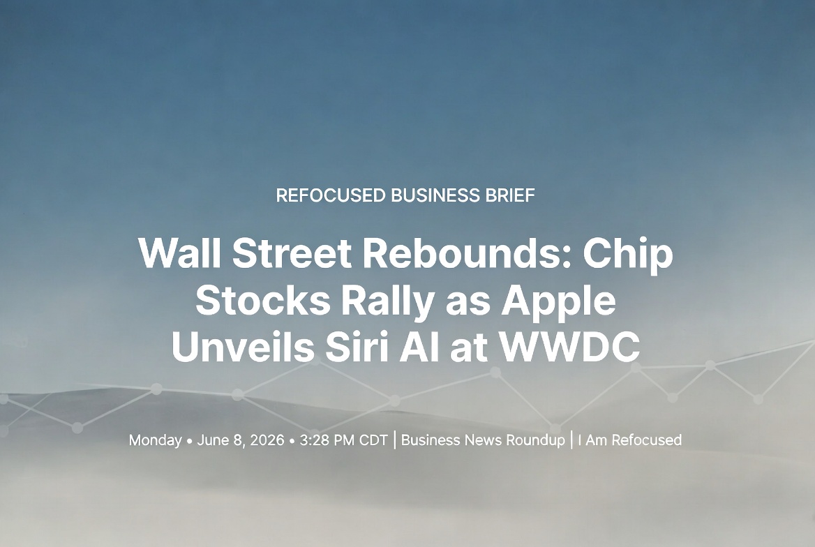 Wall Street Rebounds: Chip Stocks Rally as Apple Unveils Siri AI at WWDC