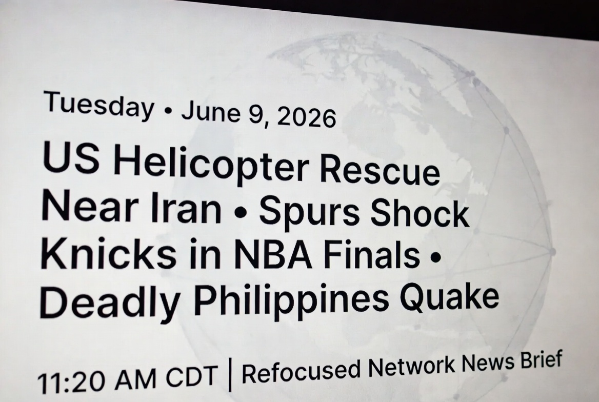 Refocused Network News Brief | Tuesday • June 9, 2026