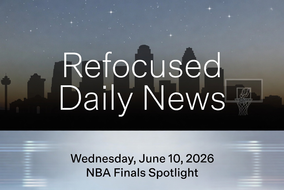 Refocused Daily News Update Wednesday, June 10, 2026