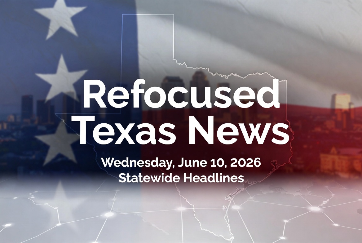 Refocused Texas News Update Wednesday, June 10, 2026