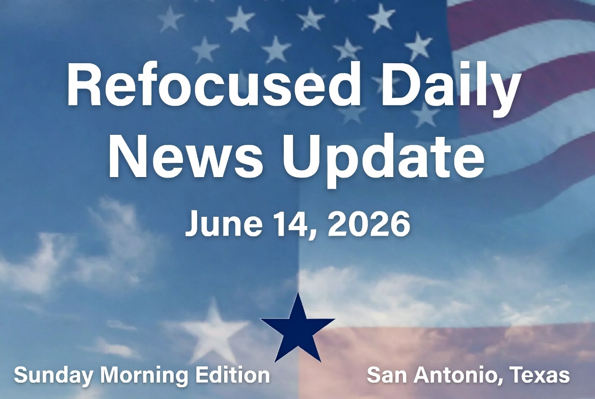 Refocused Daily News Update – June 14, 2026