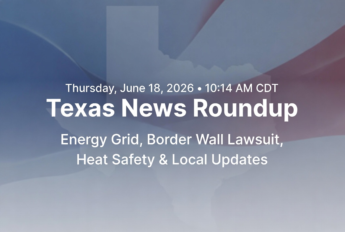 Texas News Roundup: June 18, 2026