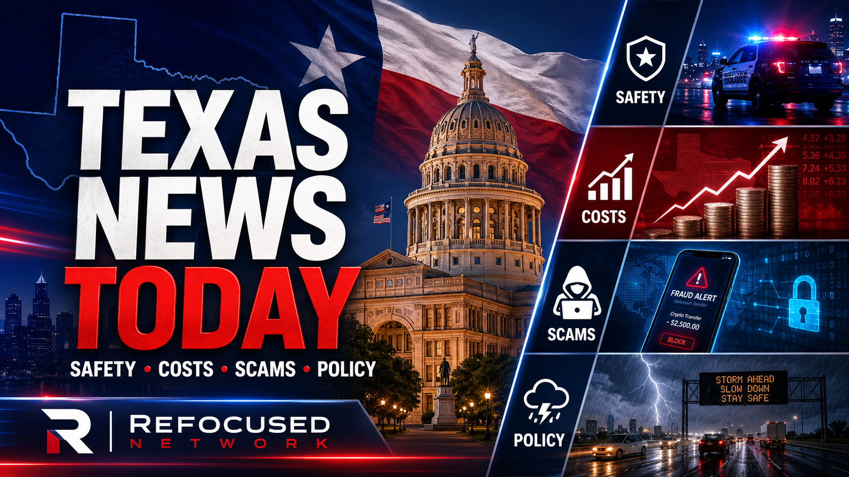 Texas Today: Public Safety, Rising Costs, Digital Scams, and Policy Battles Shape the State’s Headlines
