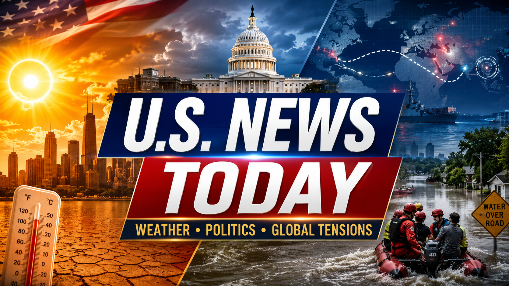 U.S. News Today: Extreme Weather, Election Battles and Global Tensions Shape the Nation