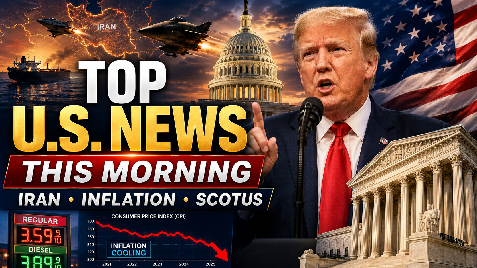 Renewed Iran Conflict, Cooling Inflation and Institutional Tensions Lead U.S. News