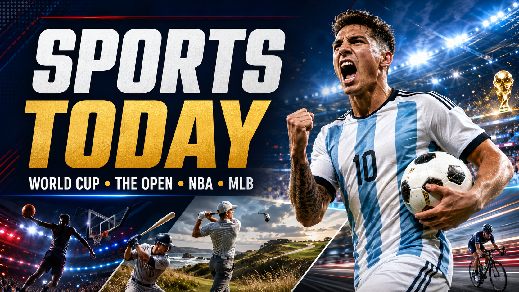 Sports Today: World Cup Final Takes Shape, Surprise Leader Emerges at The Open