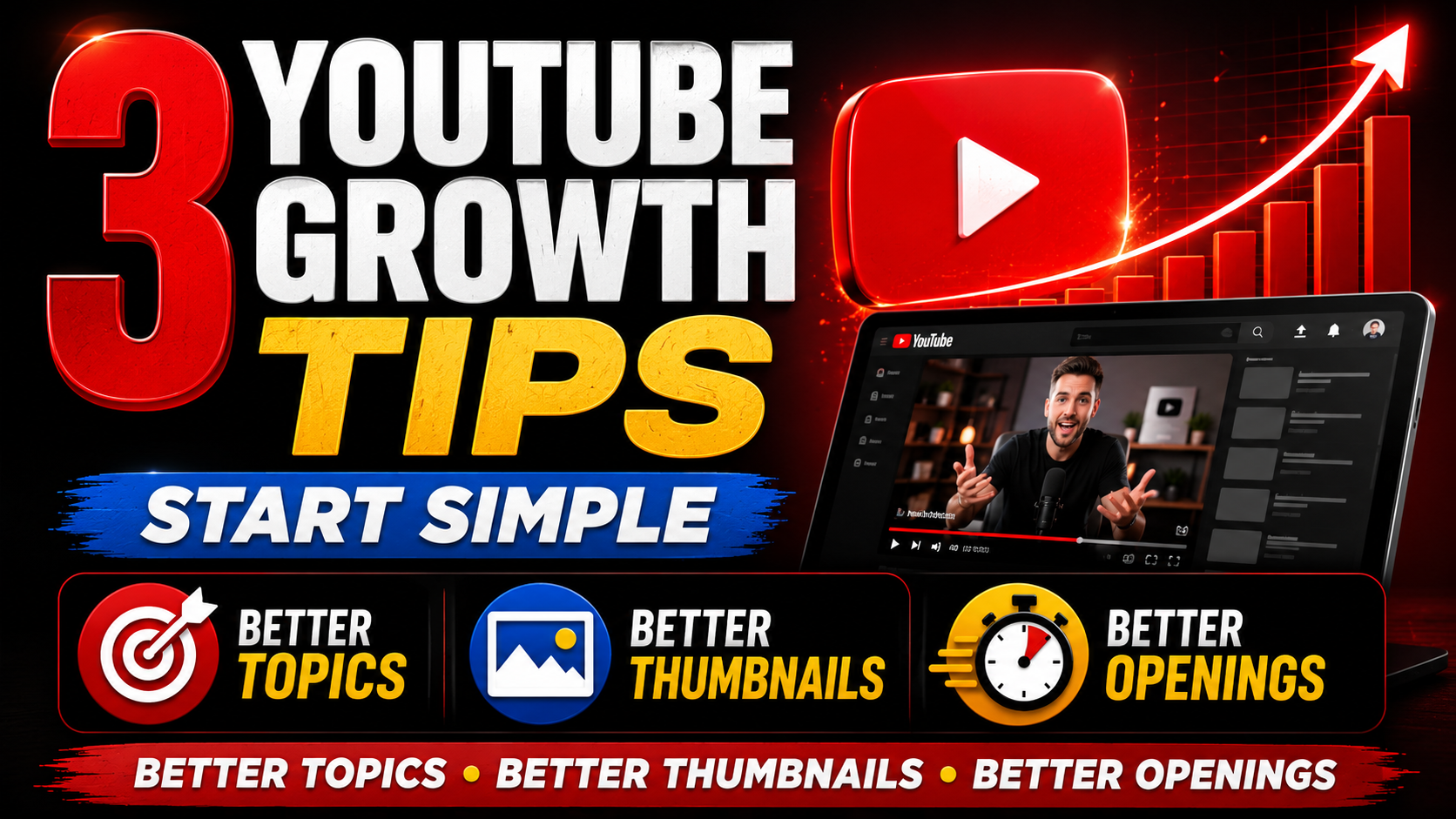 3 YouTube Growth Tips That Actually Work