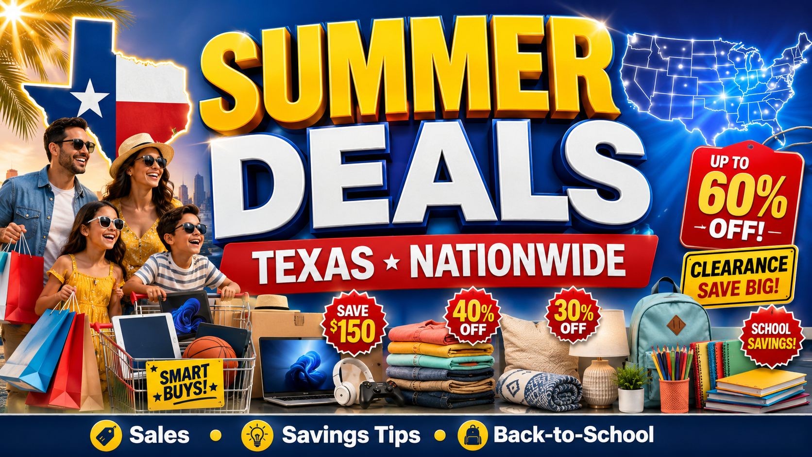Summer Deals 2026: Where Texas and Nationwide Shoppers Can Find Real Savings