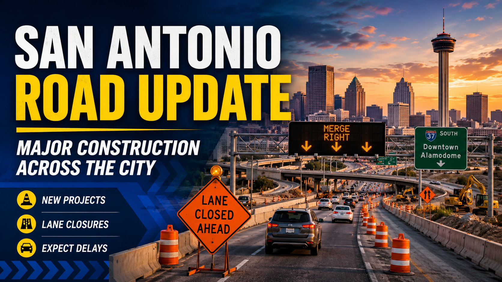 San Antonio Road Construction Update: What Drivers, Riders and Businesses Need to Know