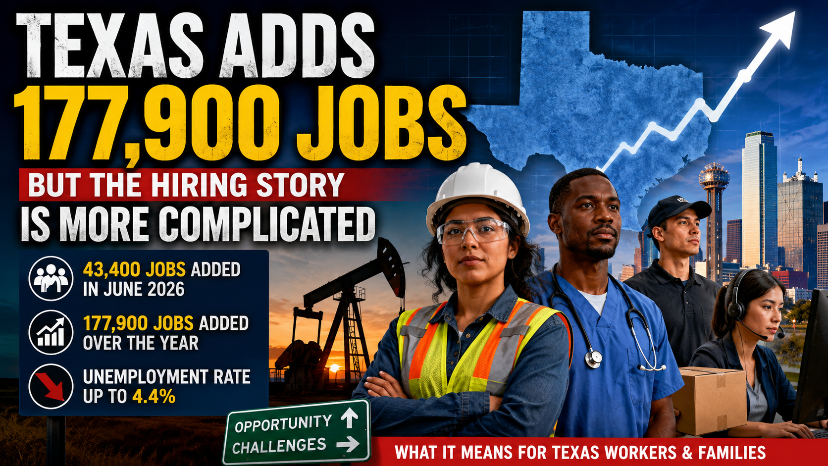 Texas Job Growth Accelerates as Workers Face an Uneven Hiring Market