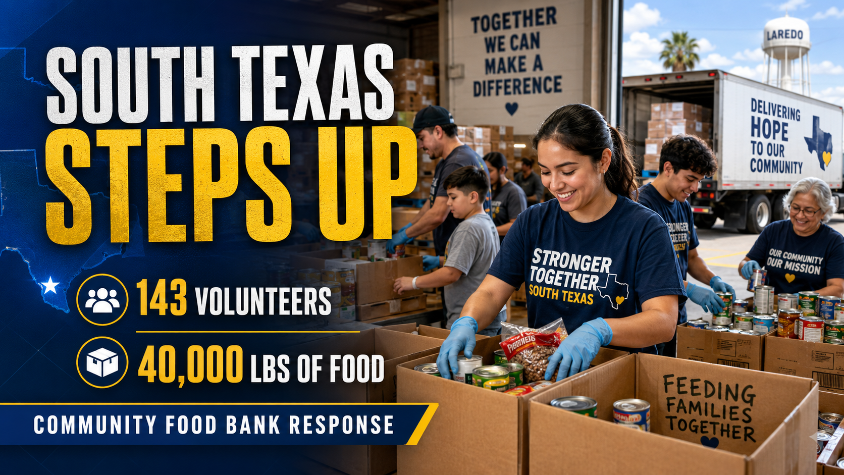 A Truckload of Food, Eight Counties and a Community Ready to Serve