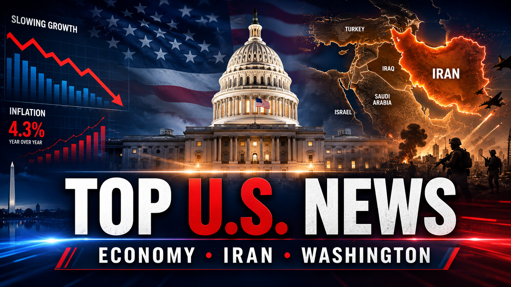A Nation Under Pressure: U.S. Growth Slows as War and Institutional Battles Intensify