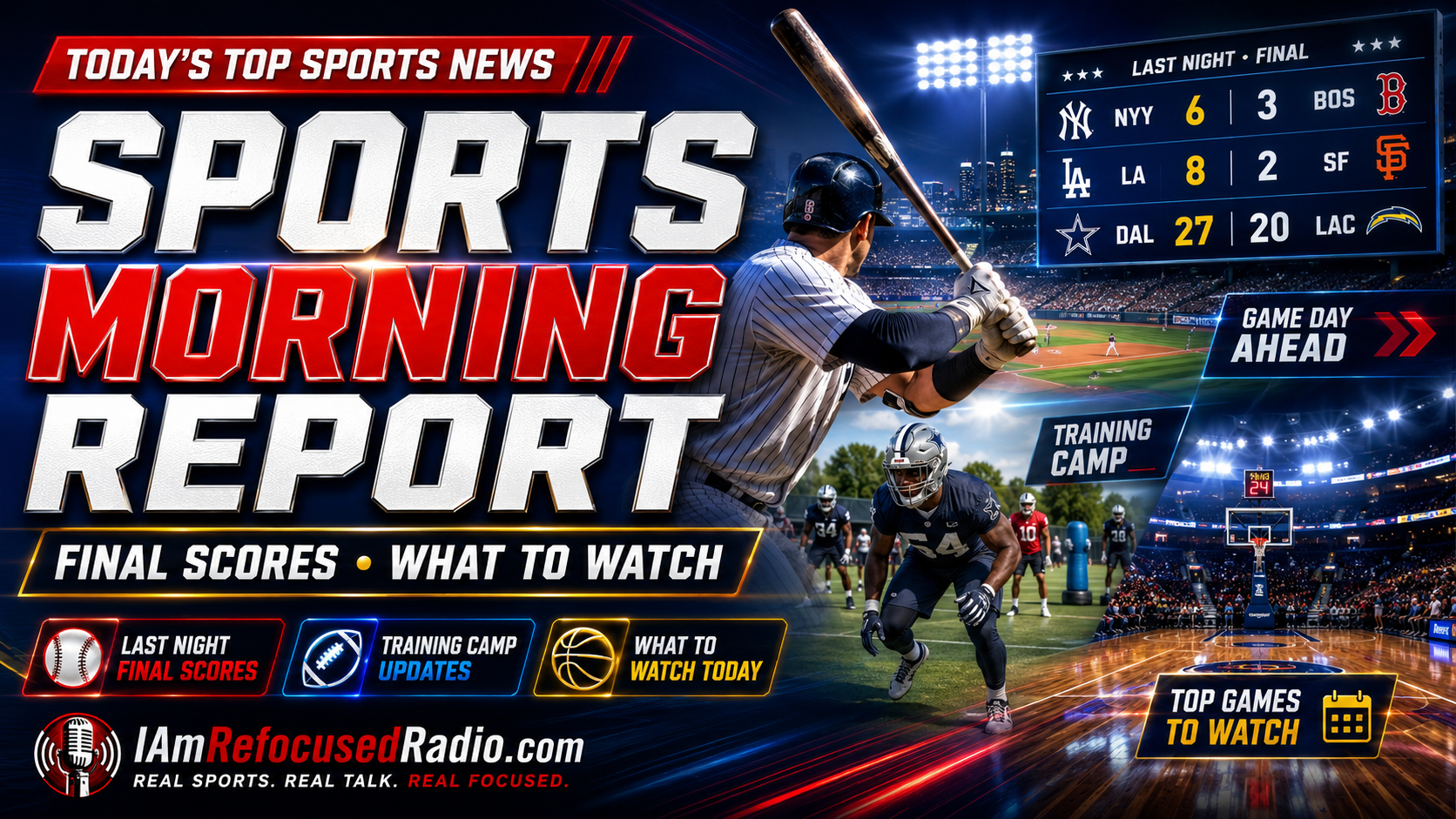 U.S. Sports Morning Report: Deadline Pressure, Training Camp Battles and Friday Night Showdowns