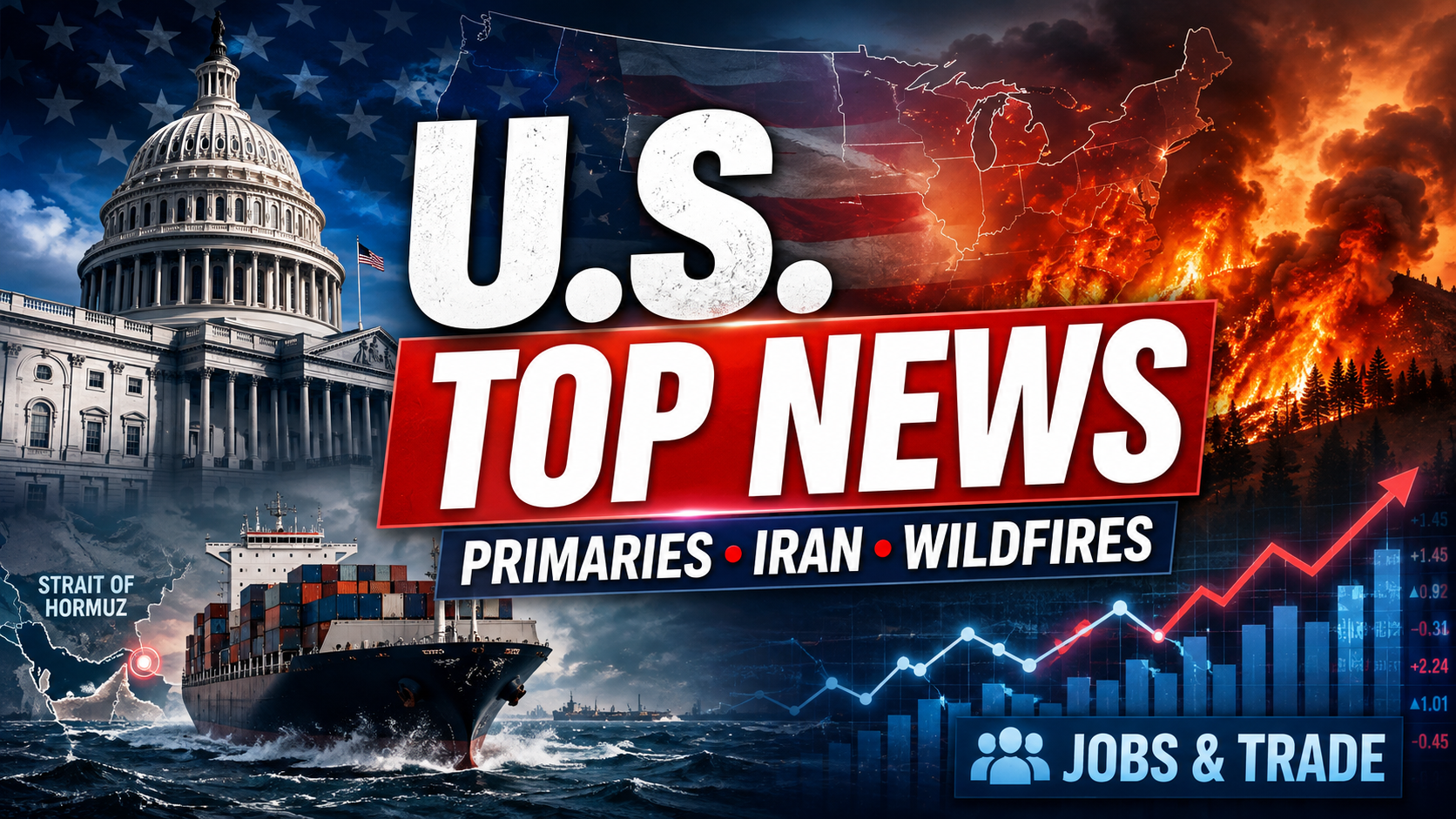 U.S. Morning News: High-Stakes Primaries, Iran Diplomacy and Wildfire Destruction Shape Tuesday