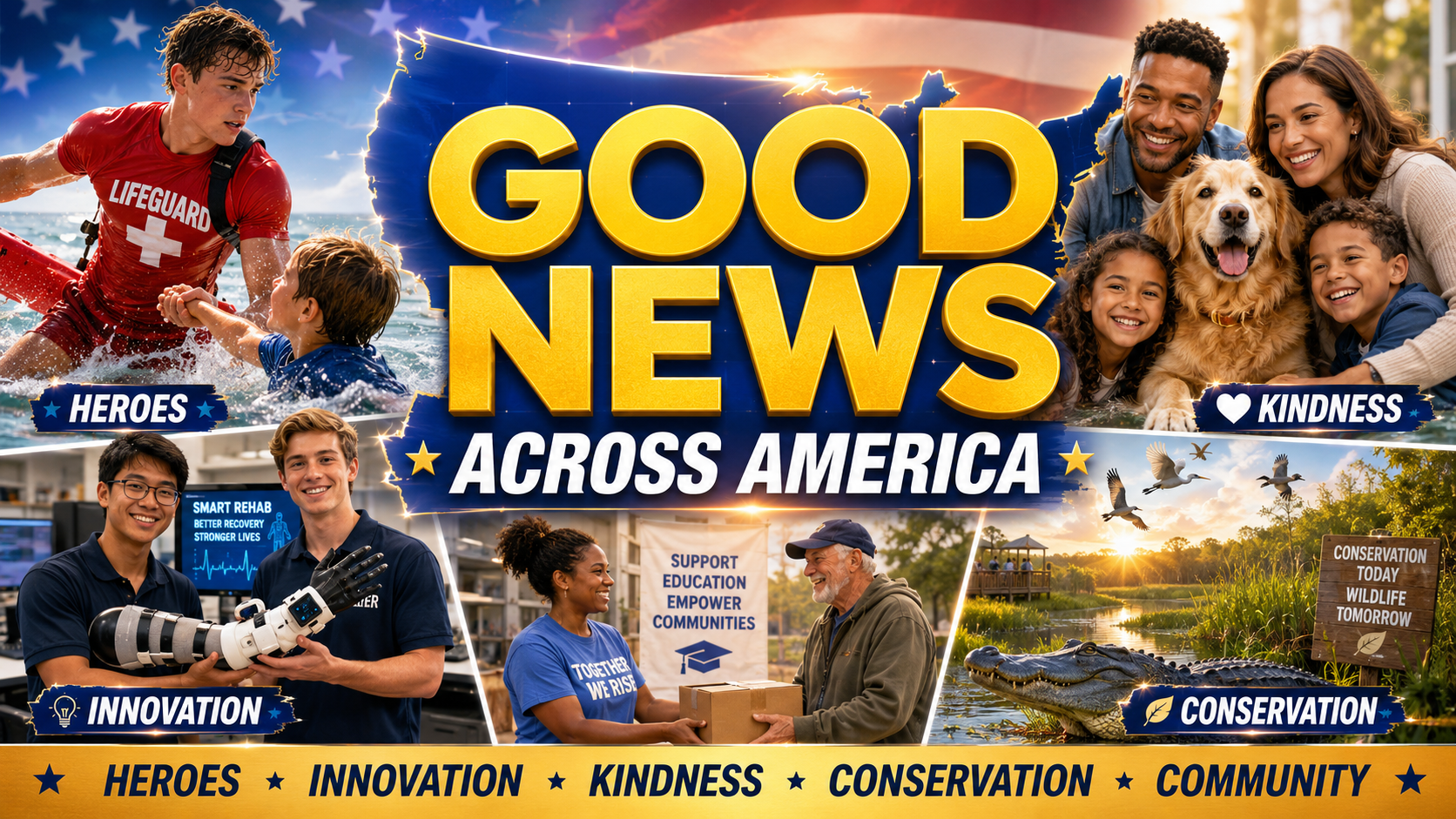 Good News Across America: Young Heroes, Big Giving and Communities Rising