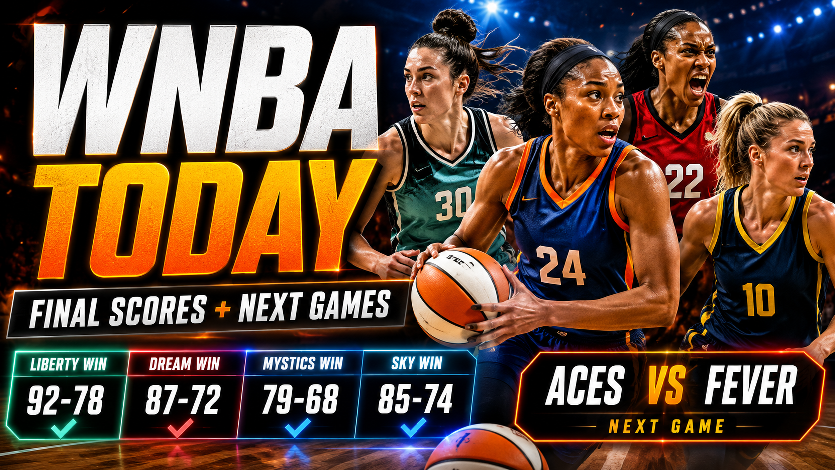 WNBA Scoreboard: Liberty, Dream, Mystics and Sky Secure Wins as Major Weekend Matchups Approach