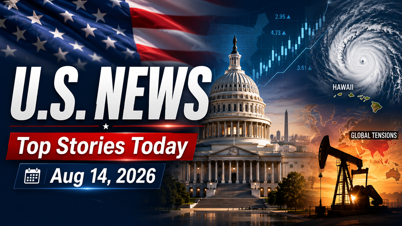 U.S. News Roundup: Major Stories to Watch — August 14, 2026