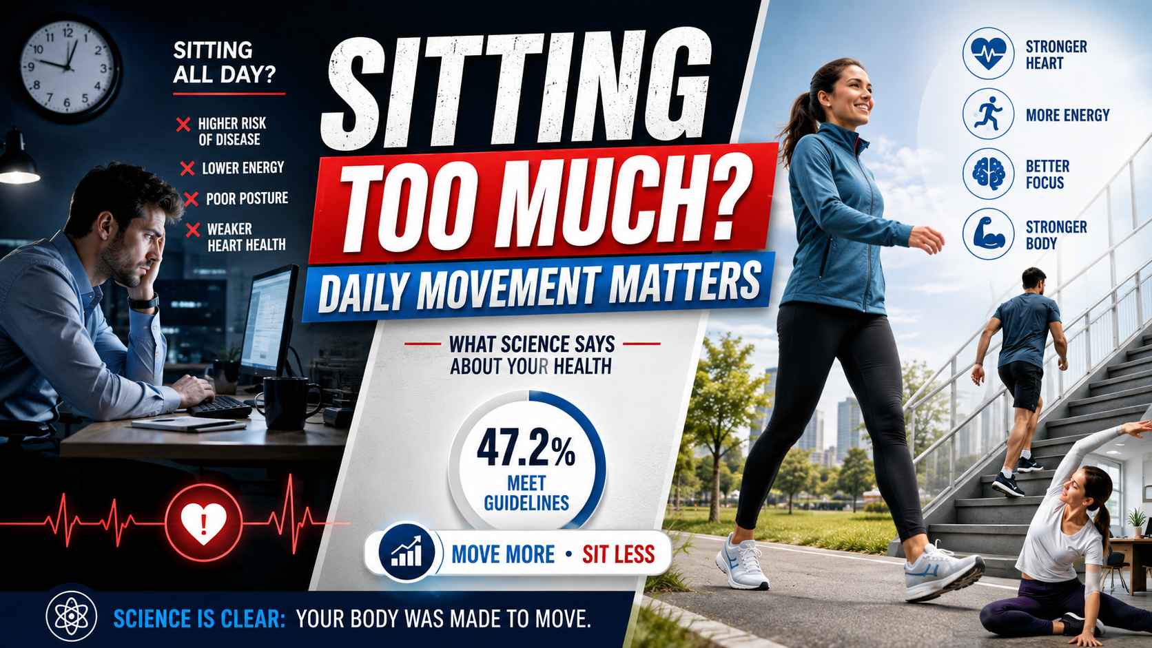 Are We Sitting Too Much? What Science Says About Daily Movement