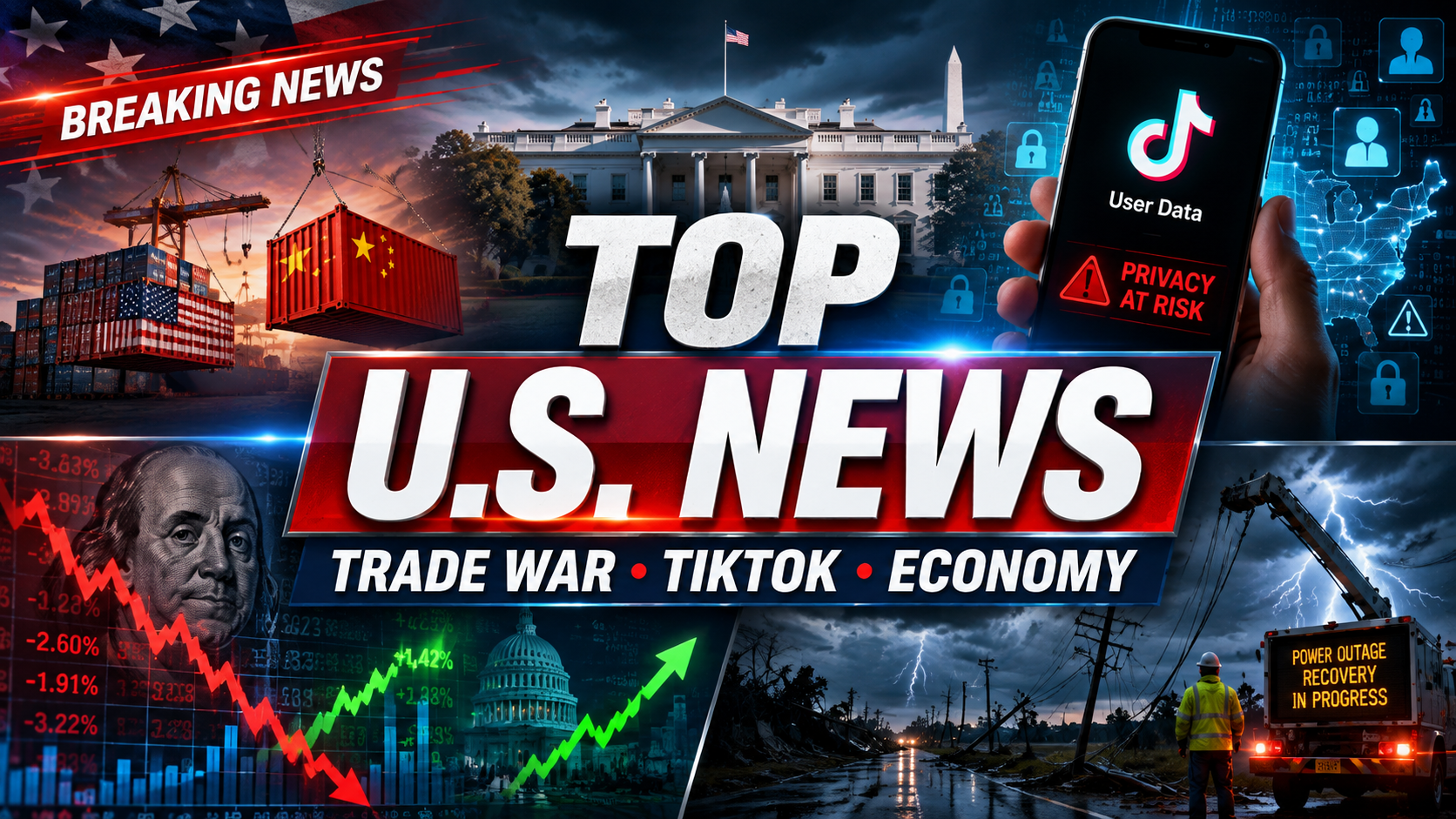 Top U.S. News Today: Tariff Fight With Canada, Supreme Court Battle, TikTok Settlement and Economic Pressure