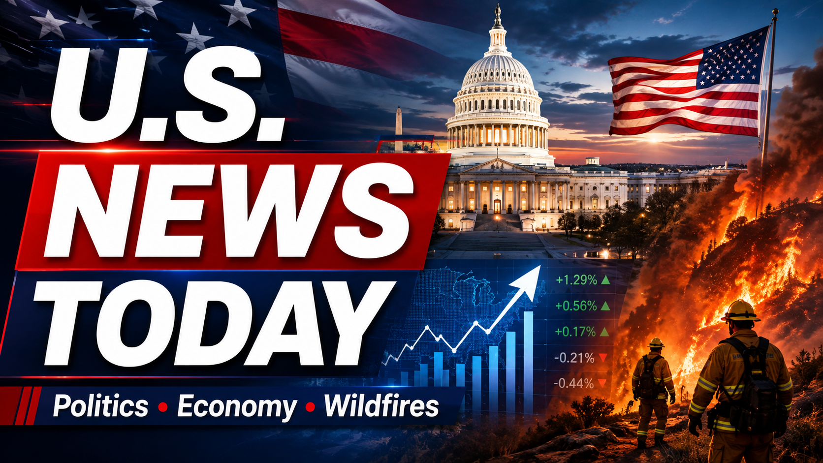 U.S. News Today: Election Rules, Trade Tensions, Wildfires and the Economy Lead the Headlines