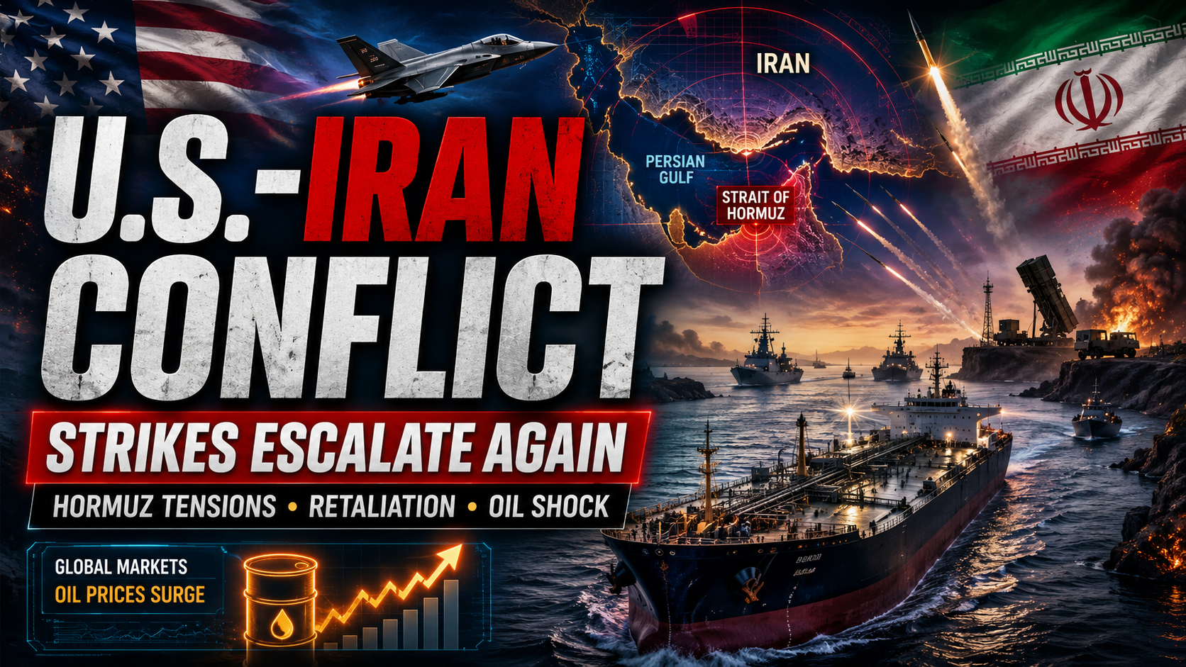 U.S.-Iran Conflict Escalates Again as Military Strikes Resume Near Strait of Hormuz