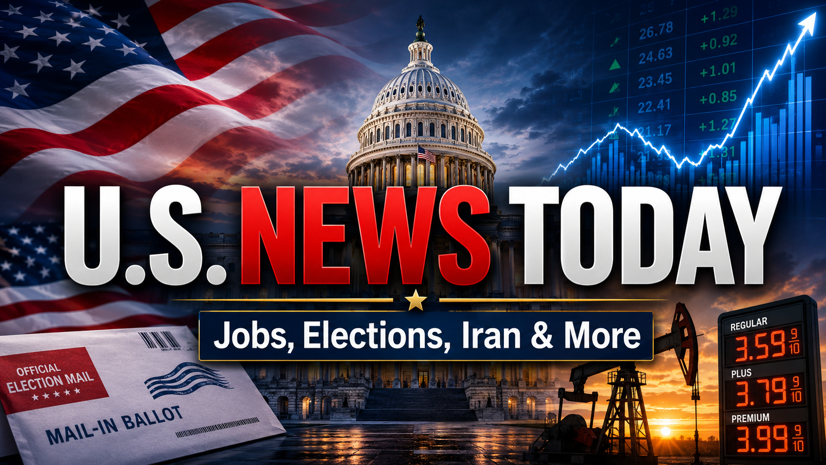 U.S. News Today: Strong Jobs Shake Up the Fed Debate as Elections, Iran and Washington Battles Heat Up