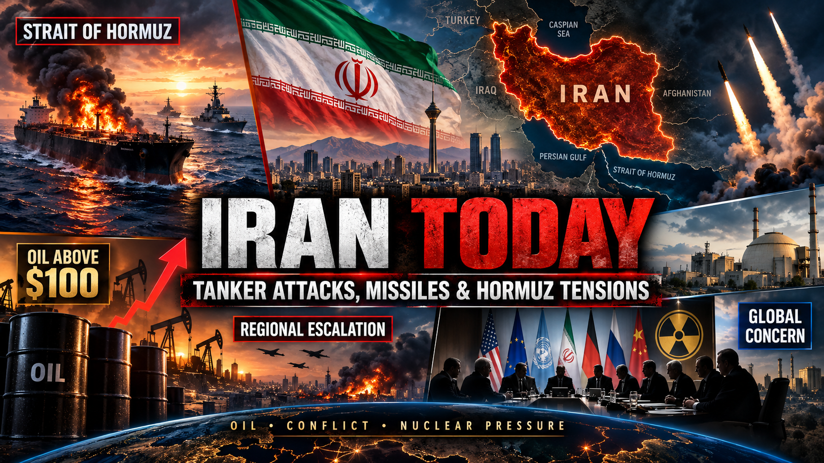 Iran Today: Tanker Attacks, Missile Strikes and a Battle Over the Strait of Hormuz Push the Conflict Into a Dangerous New Phase