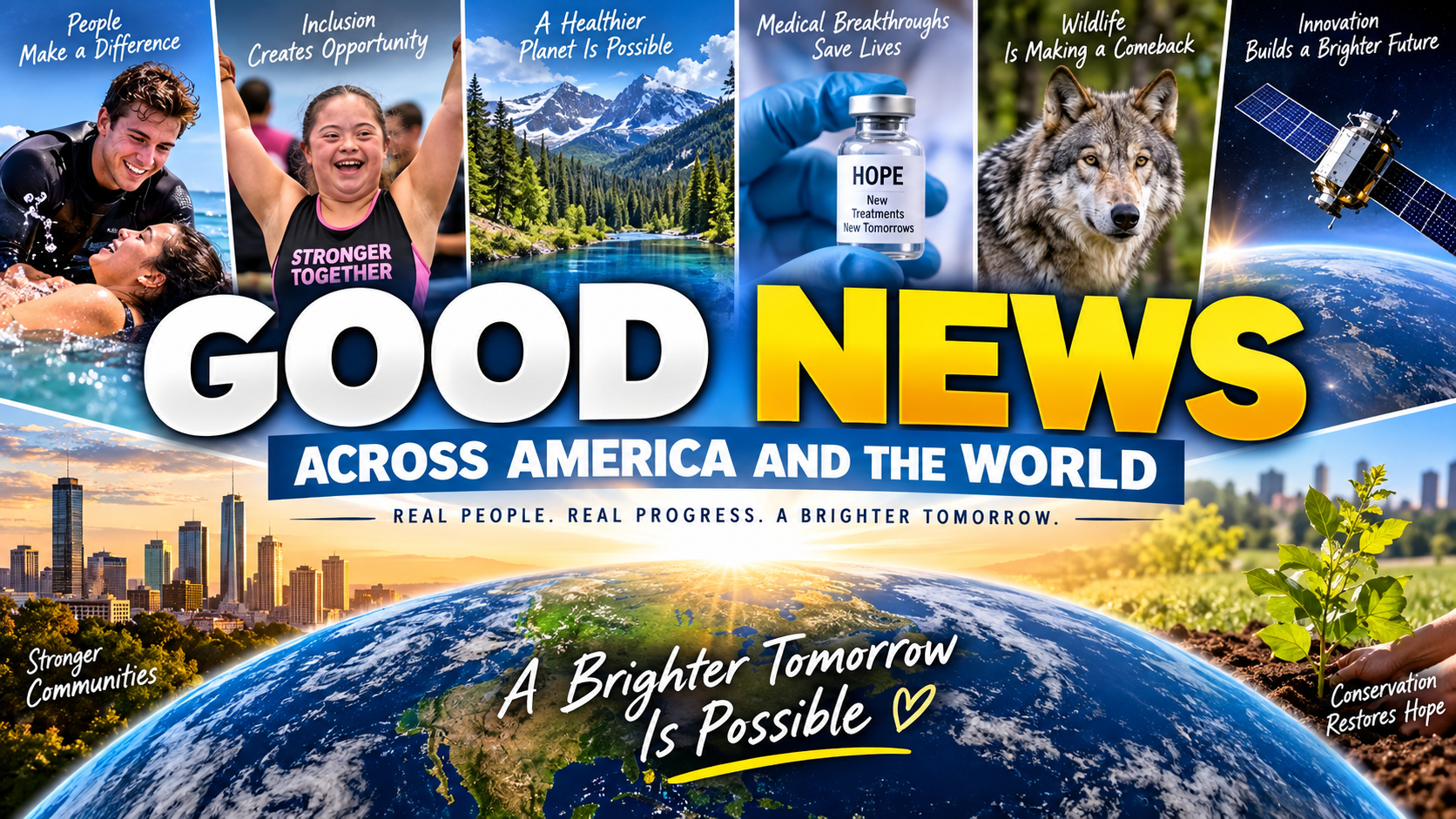 Good News Across America and the World: Progress Is Still Happening