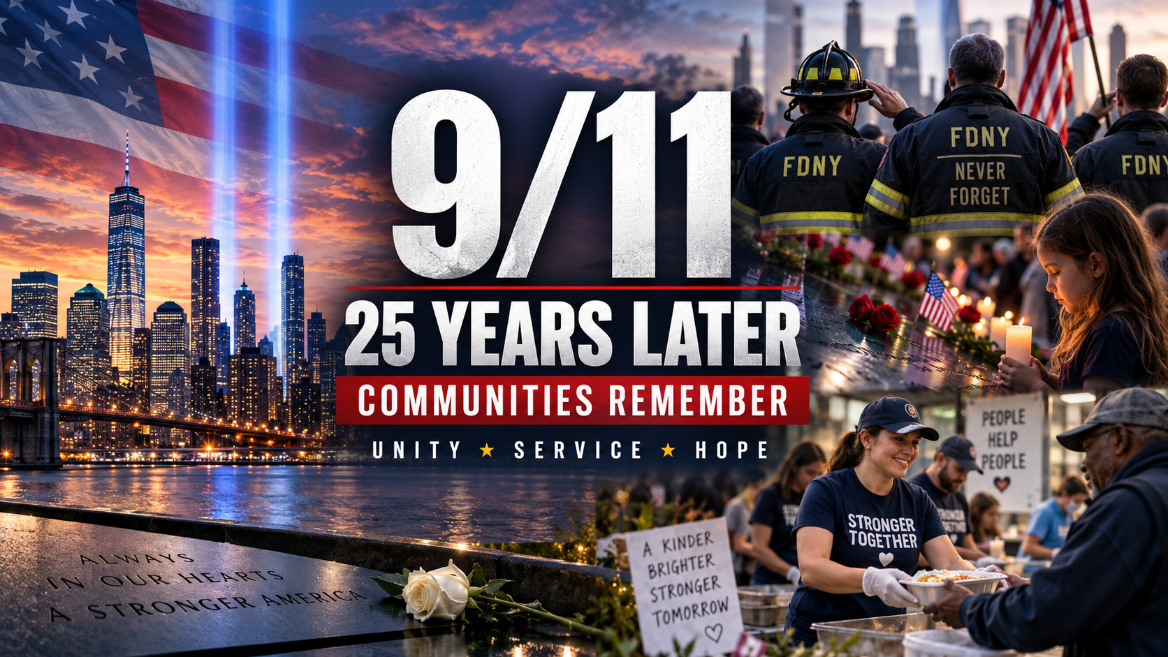 25 Years Later: Across America, Communities Turn 9/11 Remembrance Into Service, Teaching and Unity