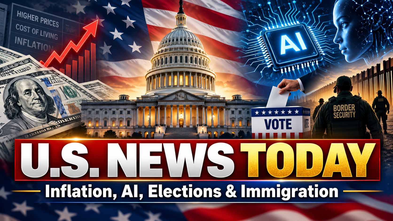 U.S. News Today: Inflation, Interest Rates, Election Battles and AI Dominate the National Conversation