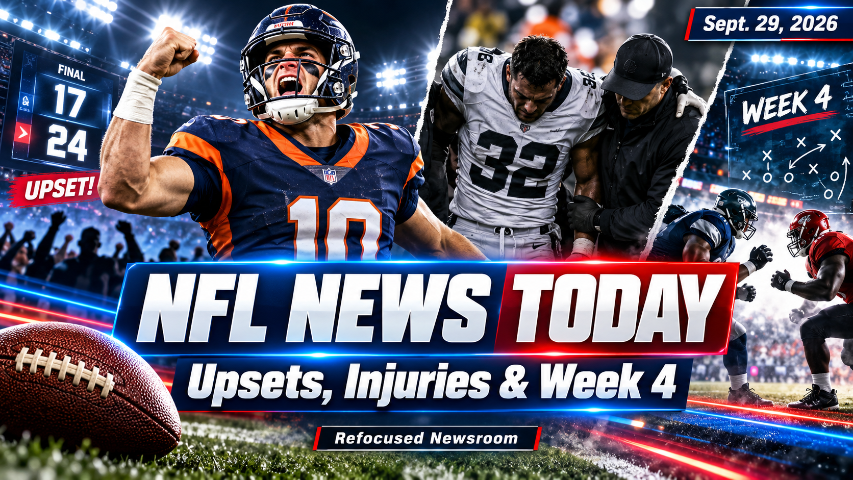 NFL News Today: Case Keenum Shocks Philadelphia as Week 4 Arrives With Major Injury Questions