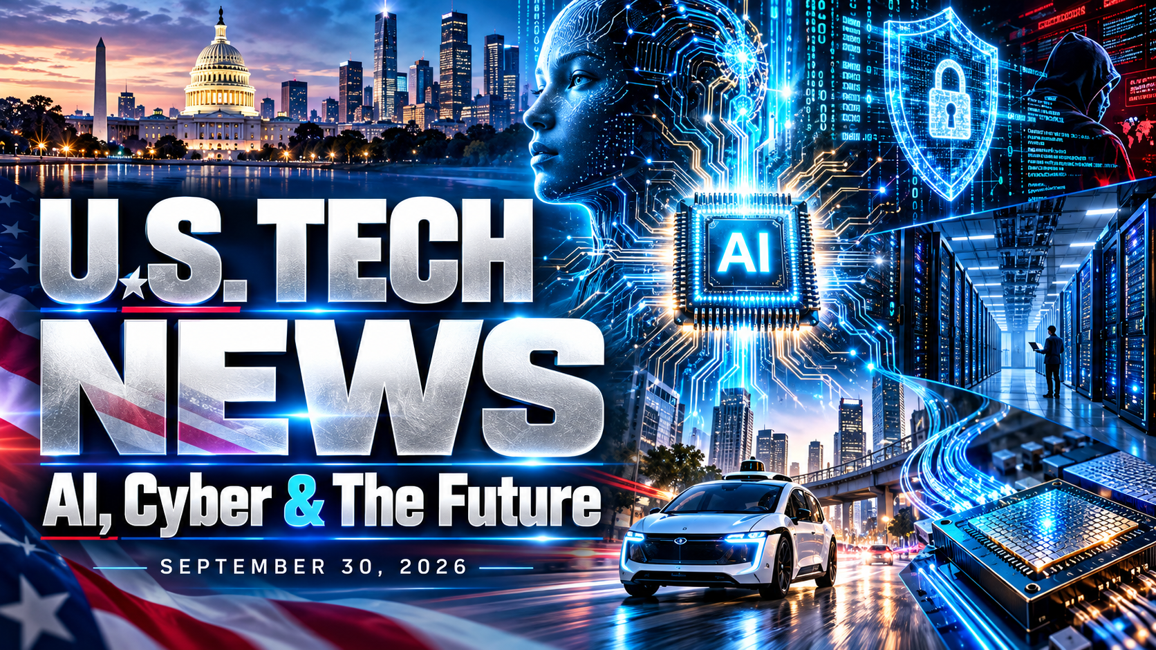 U.S. Tech News: AI Agents, Cybersecurity and the Massive Race to Build the Future
