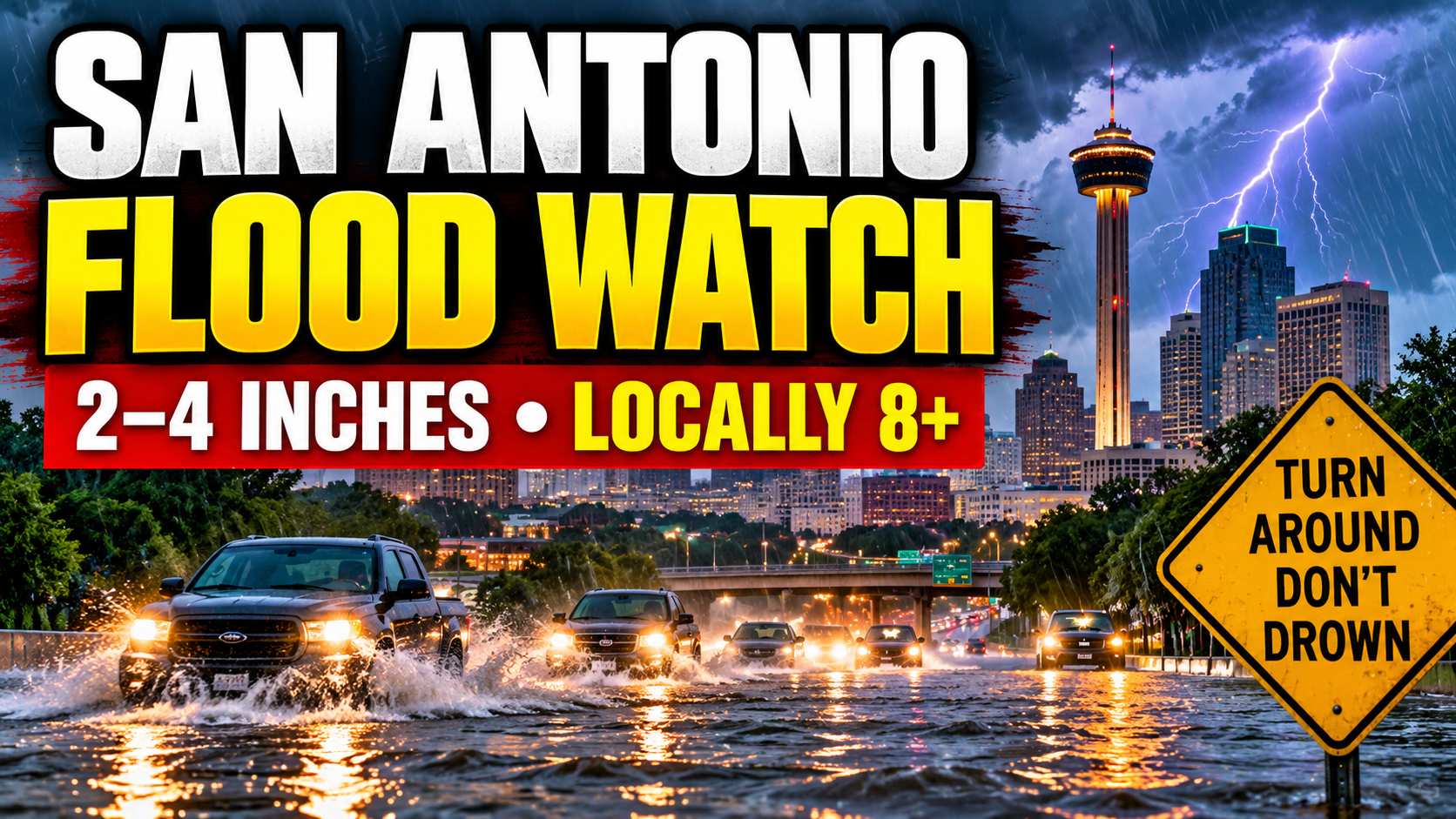 San Antonio Braces for Heavy Rain as Texas Mobilizes for Flood Threat